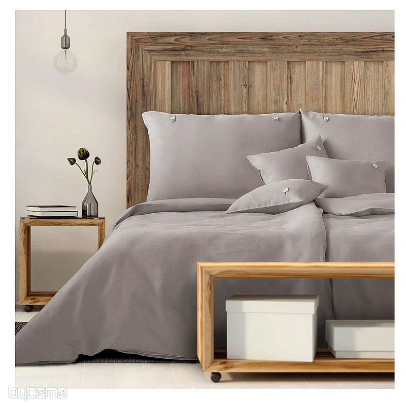 LINEN BEDDING LENA brown