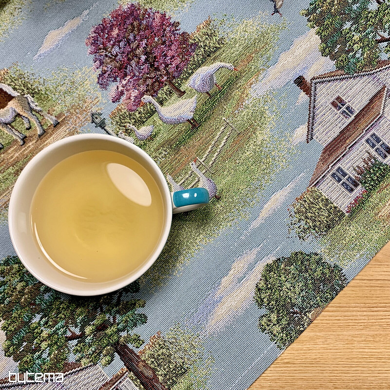 Tapestry tablecloth and scarf VENKOV