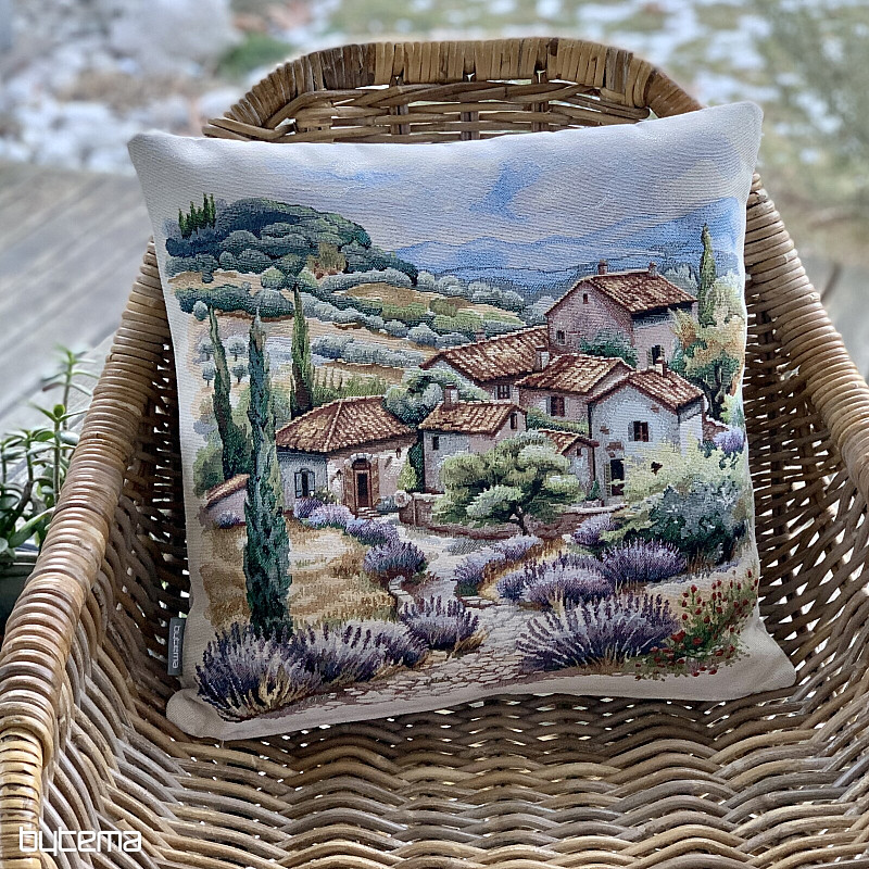 Tapestry pillowcase TUSCANY