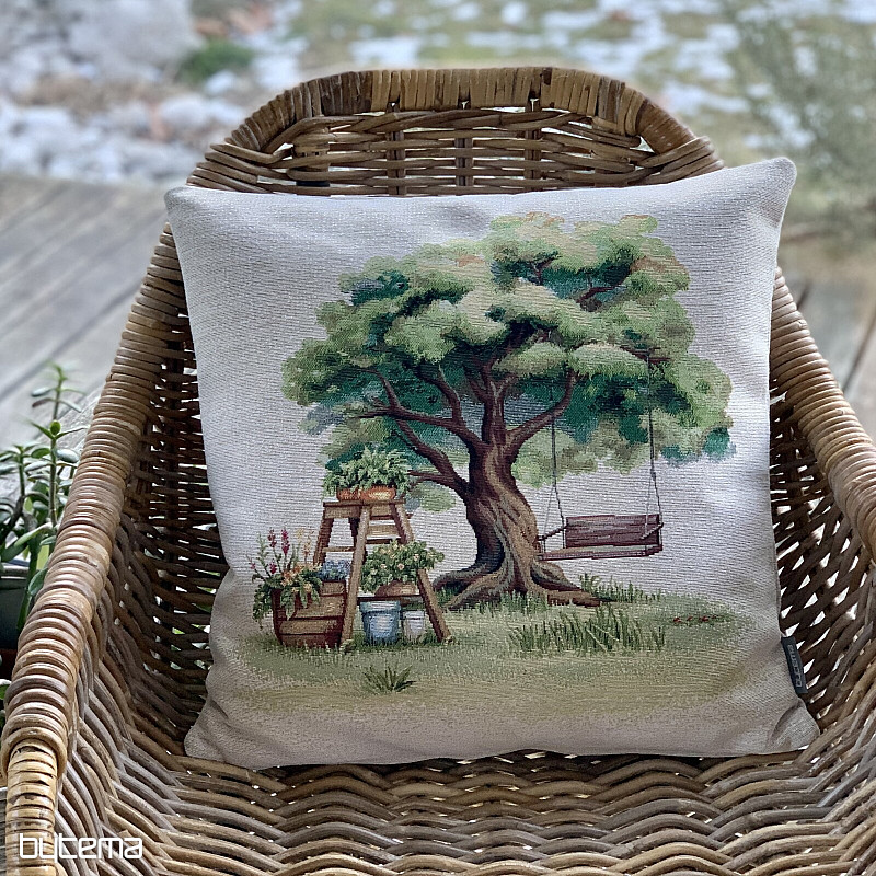 Tapestry pillowcase TREE SWING