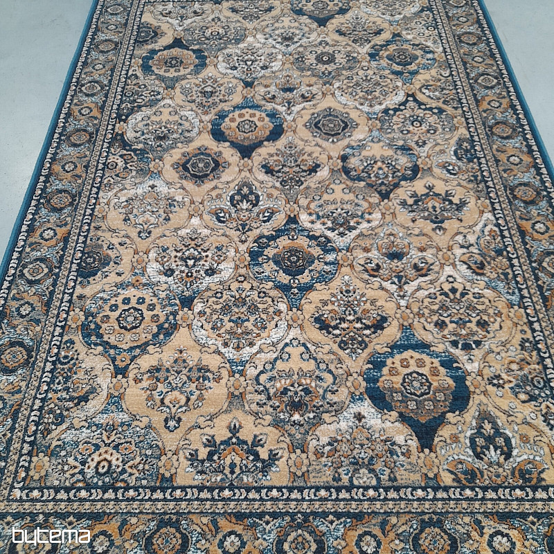 Luxury wool carpet ISFAHAN Forenza emerald/emerald