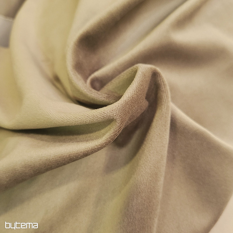 Luxurious monochrome designer decorative fabric GERSTER 77042/0200 BROWN