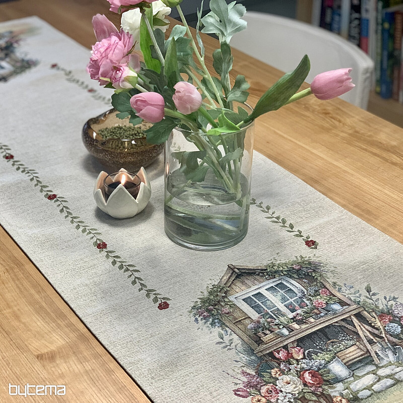 Tapestry tablecloth and scarf GARDEN HOUSE