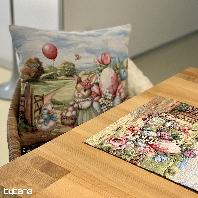 Tapestry tablecloth and scarf EASTER JOURNEY