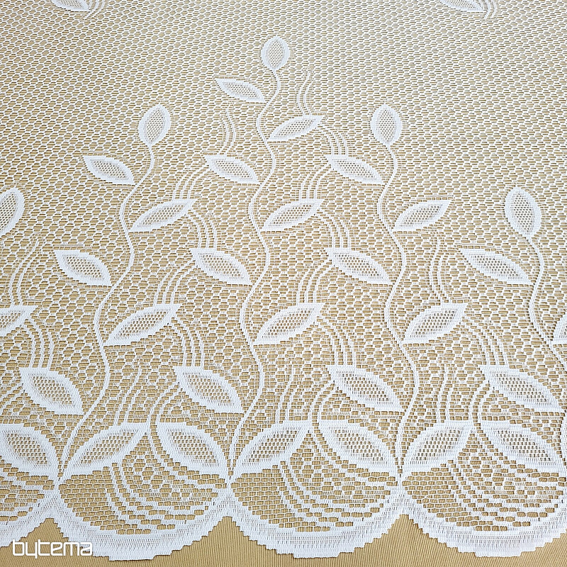 Jacquard curtain LEAVES II