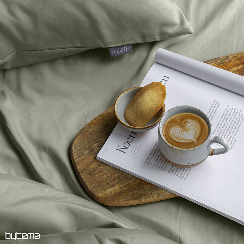 Satin pillowcase - sage 32