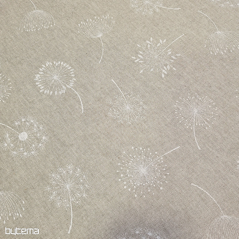 Decorative fabric BLOSSOMING DANDELION