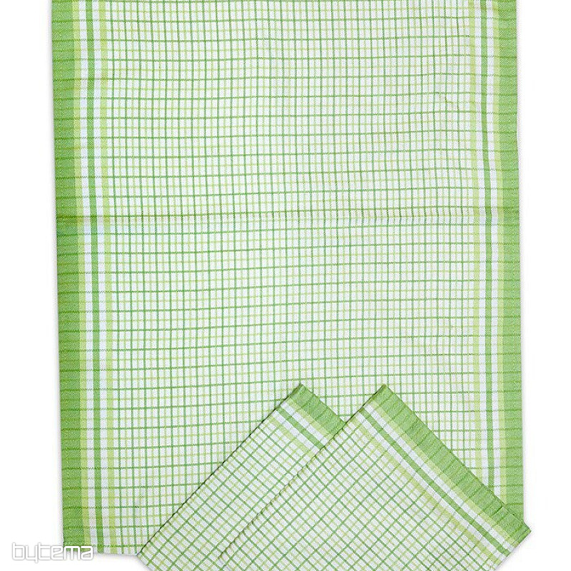 Bamboo Towels SMALL CUBE GREEN