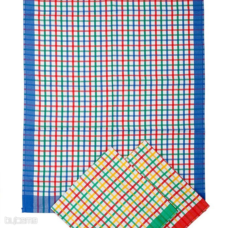 Cotton towels LIGHT GREY CHECK