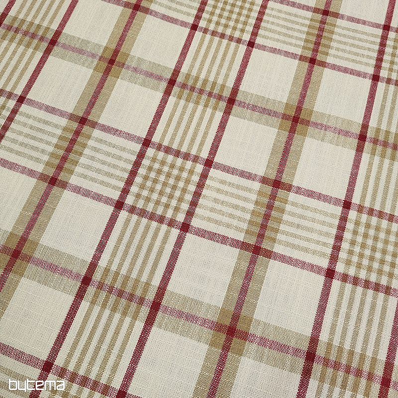 Decorative fabric ANZOL RED