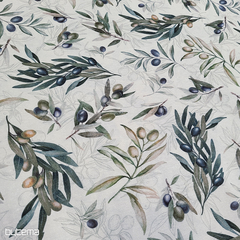 Decorative fabric ARBEQUINA OLIVES