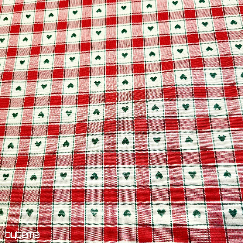 Decorative fabric MAXI CORET red