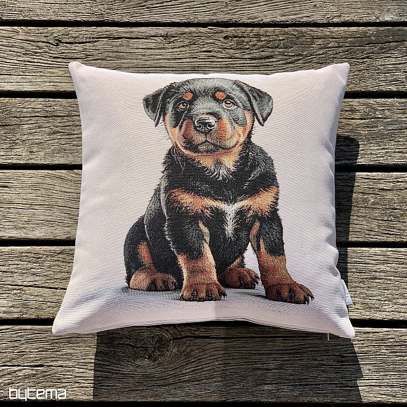 Tapestry pillowcase ROTTVEILER PUPPY