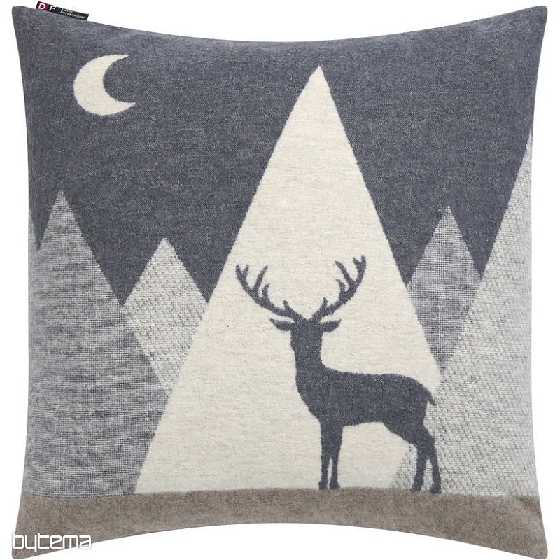 Decorative cover DF JELEN SILVRETTA grey