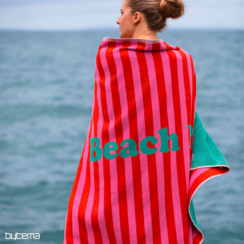 Beach towel PLAYA red