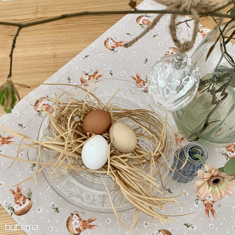 Easter tablecloth and scarf BUNNY NELA