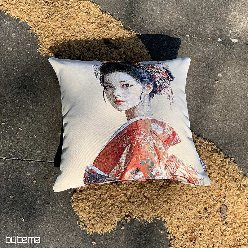 Tapestry pillowcase GEISHA