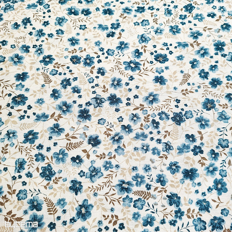 Decorative fabric CIRI petrol