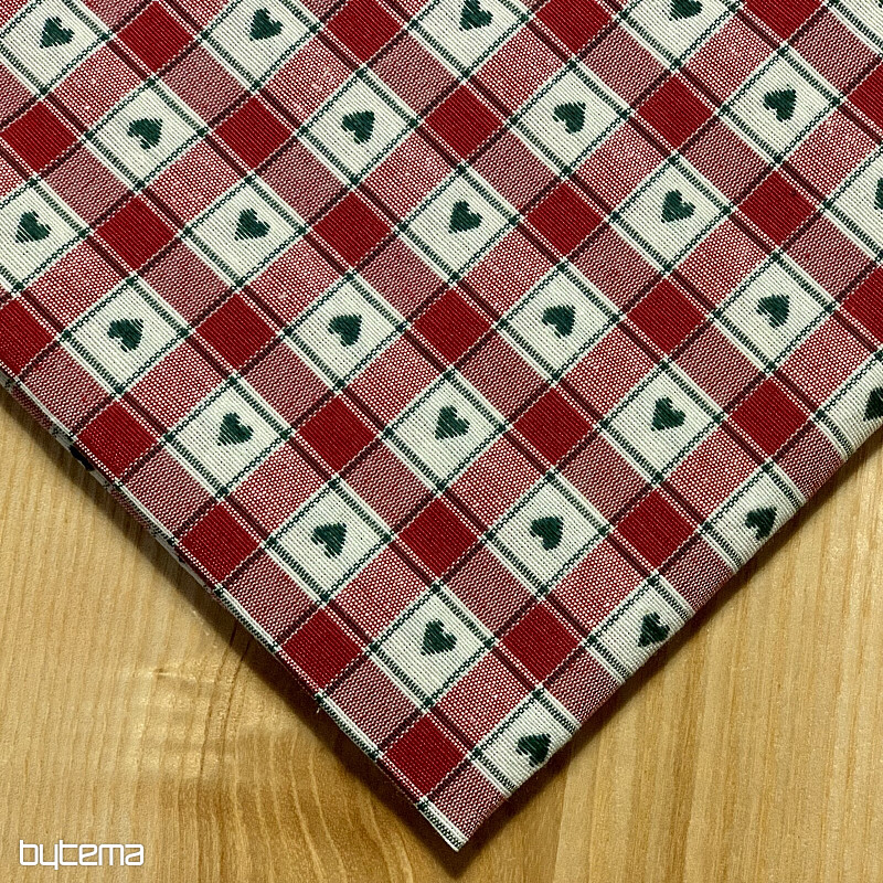 Tablecloth and scarf MAXI CORET red