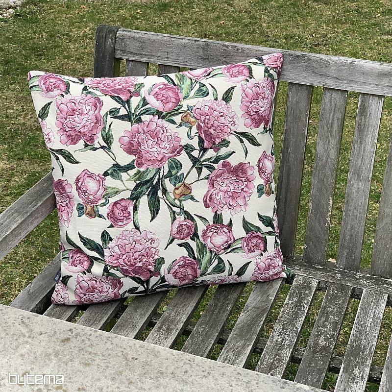 Tapestry pillowcase PEONIES