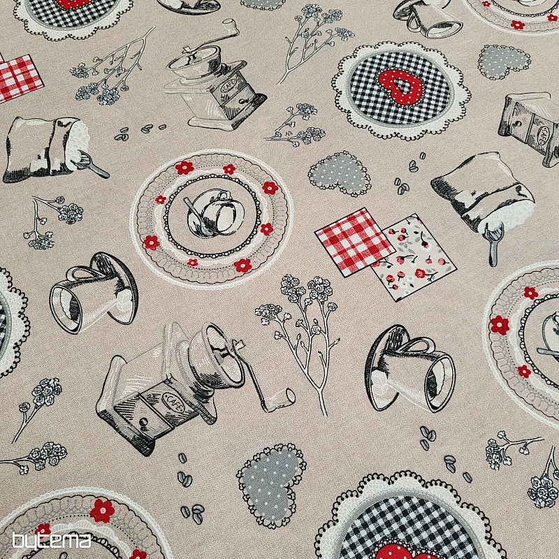 Decorative fabric COFFEE SCENT