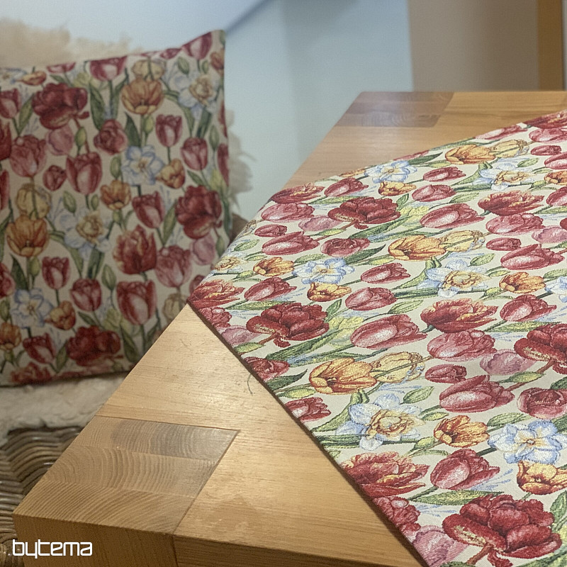 Tapestry pillowcase TULIPS NAOMI