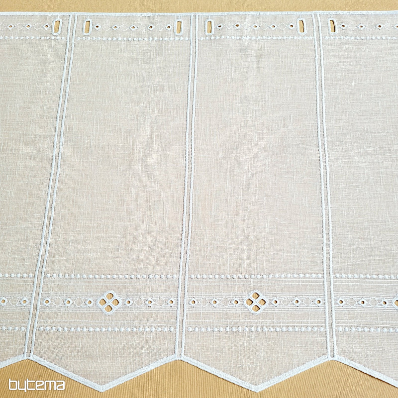 Curtain for stained glass GERSTER 11884 white