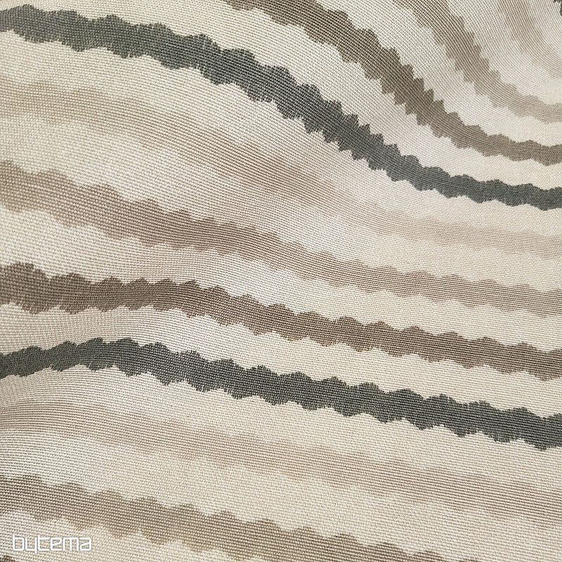 Decorative fabric WAVY BEIGE