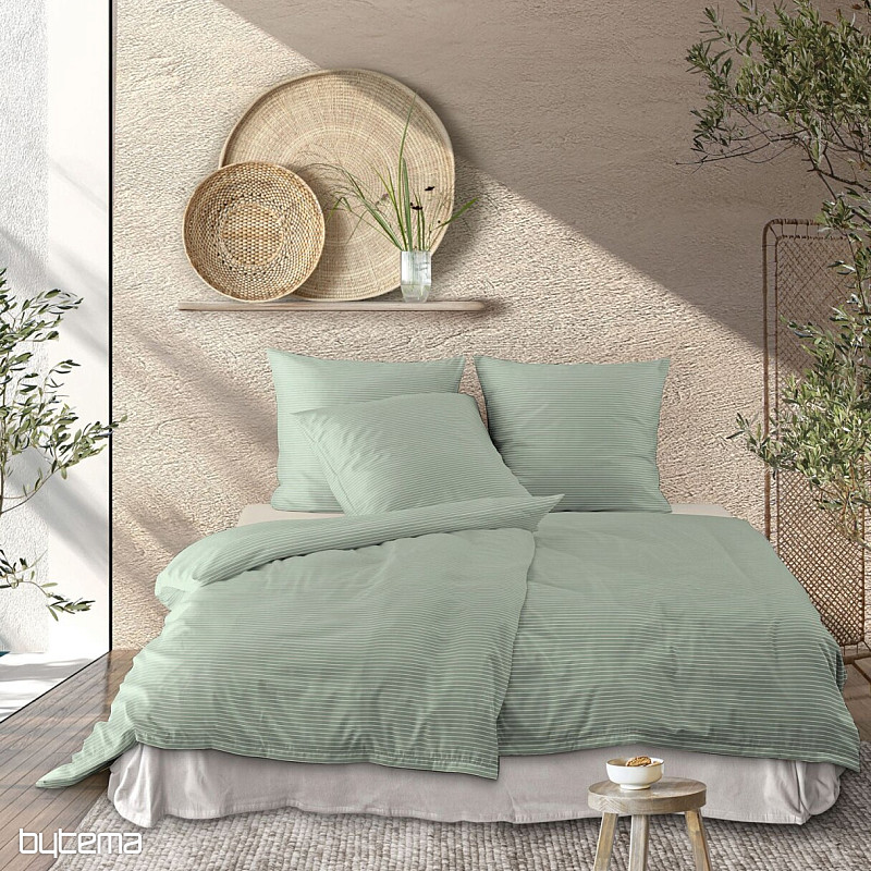 IRISETTE luxury cotton satin TOKIO 8607-30 green