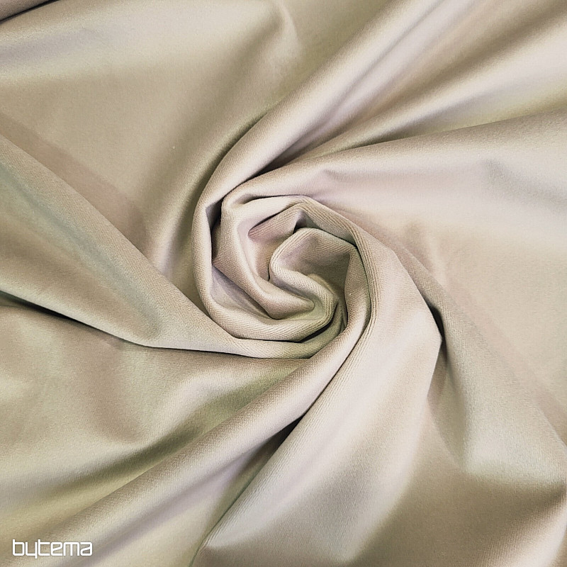 Luxurious monochrome designer decorative fabric GERSTER 77042/0023 light beige