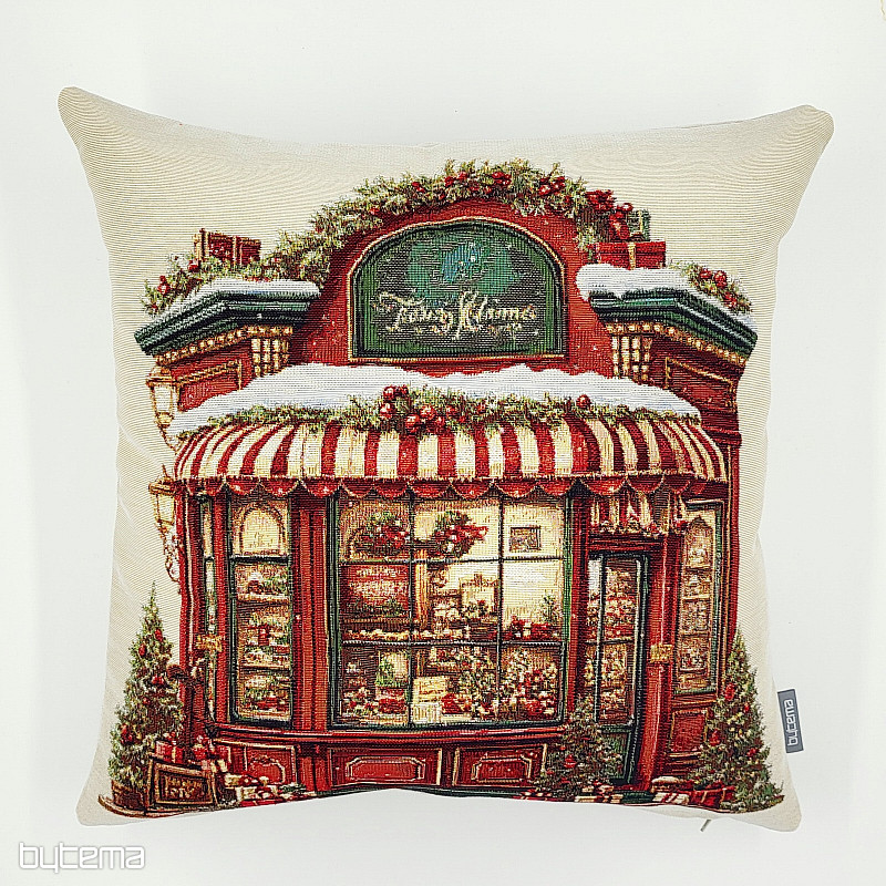 Christmas decorative cover CHRISTMAS SHOP