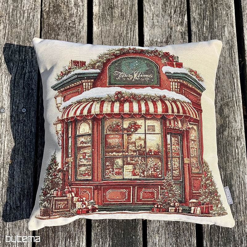 Christmas decorative cover CHRISTMAS SHOP