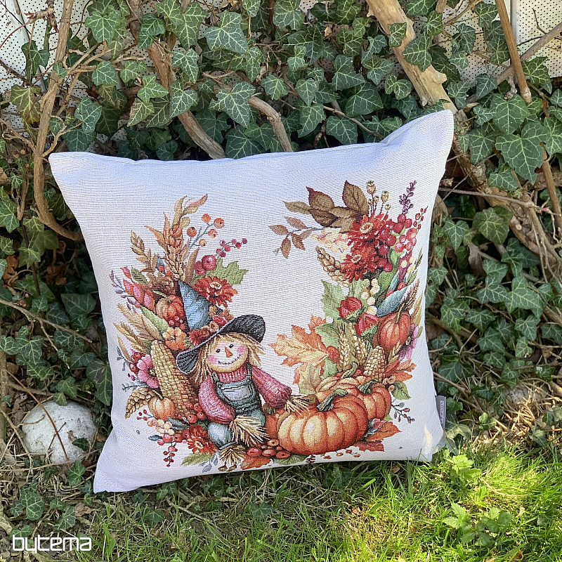 Tapestry pillowcase PUMPKIN AND BUG