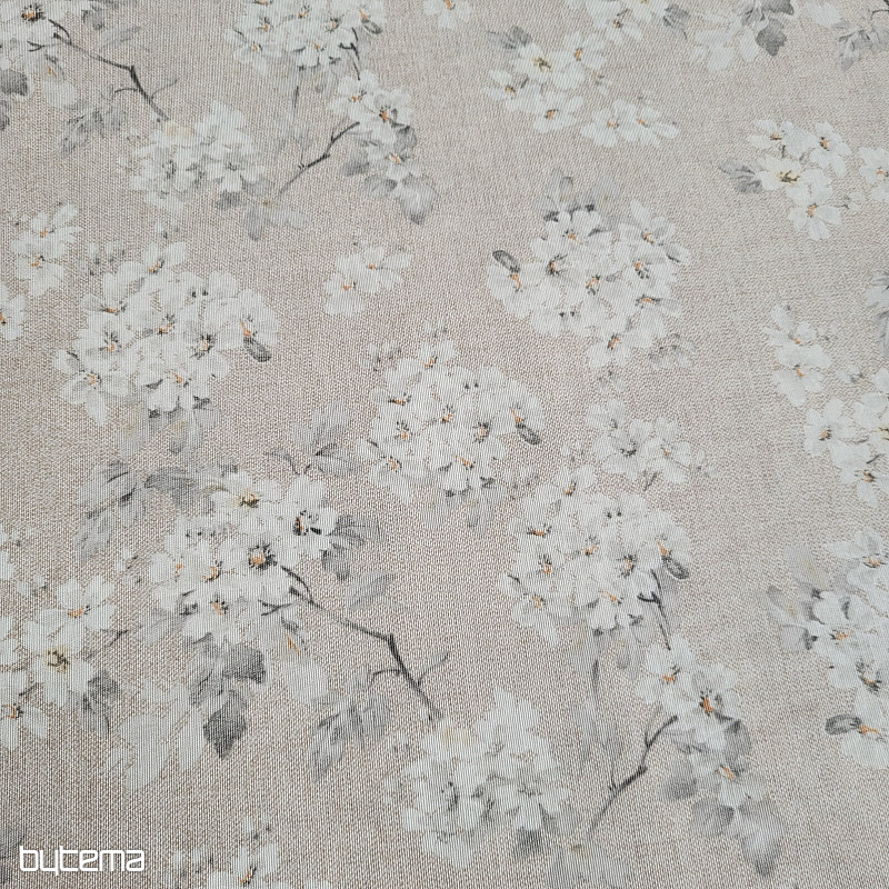 Decorative fabric ALMOND gray