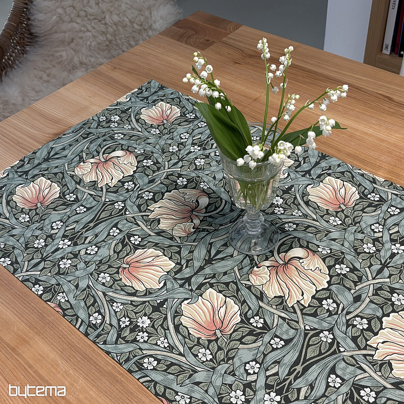 Tablecloth and scarf GOLDEN FLOWERS