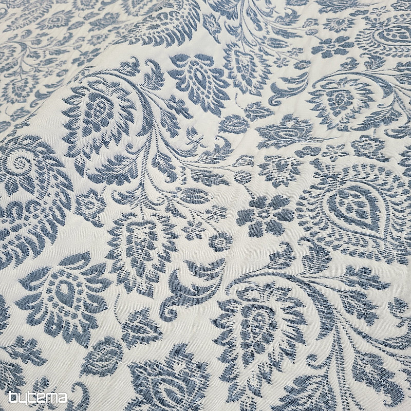 Decorative fabric COSTA FLOR BLUE