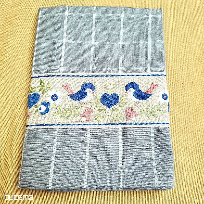 Towels from GRANDMOTHER GREY WITH BIRDS