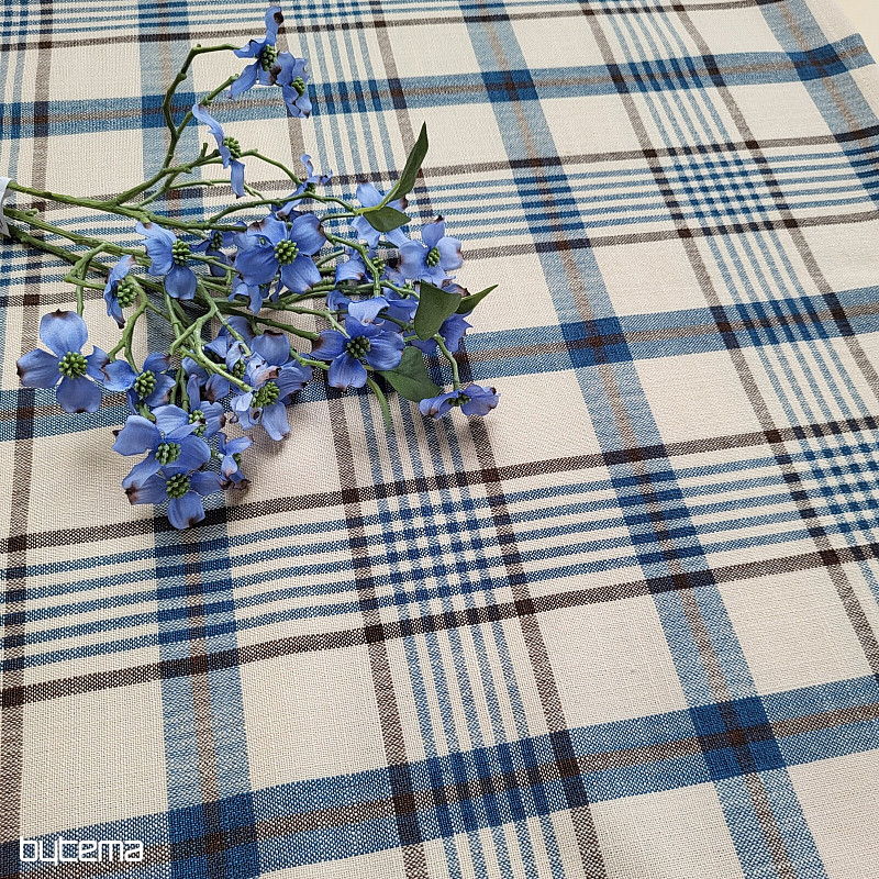 Tablecloth and scarf ANZOL BLUE