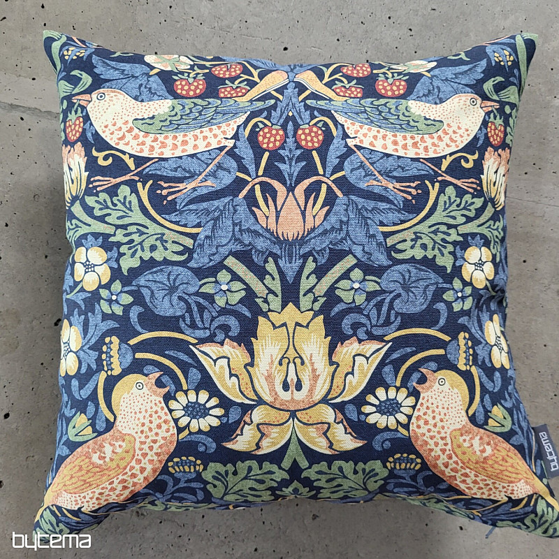 Decorative pillowcase BIRDS AND STRAWBERRIES
