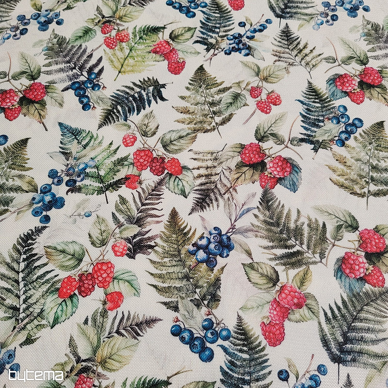 Decorative fabric FOREST BERRIES