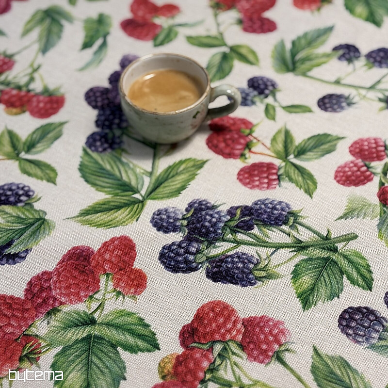 Tablecloth RASPBERRIES AND BLACKBERRIES