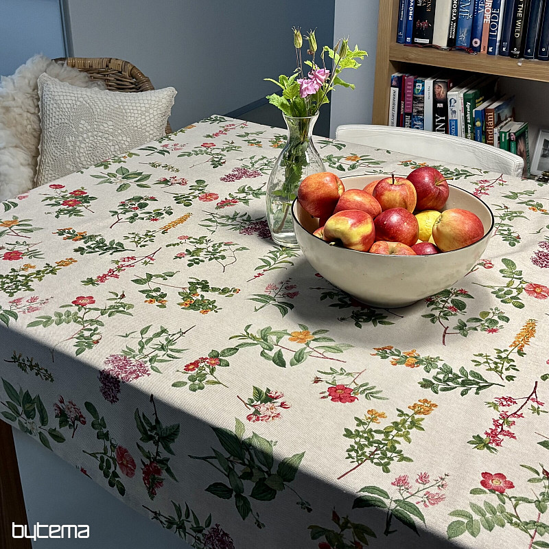 Tablecloth FLOWERS OREGON