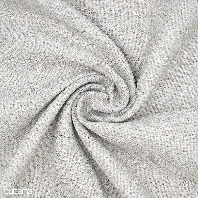 Solid color designer decorative fabric DIM OUT GERSTER 77045/0023 WHITE COFFEE