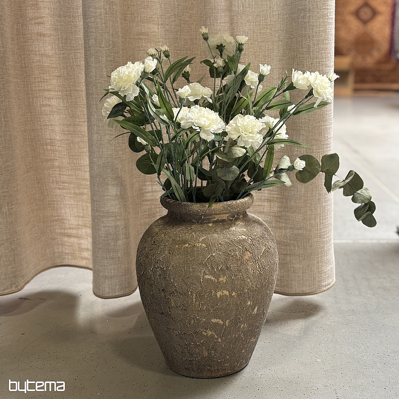 Ceramic vase TAVIR 24x30 rustic gold