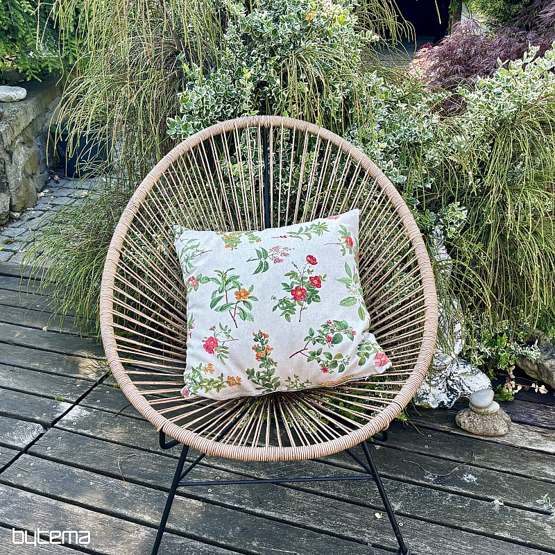 Decorative pillowcase FLOWERS OREGON