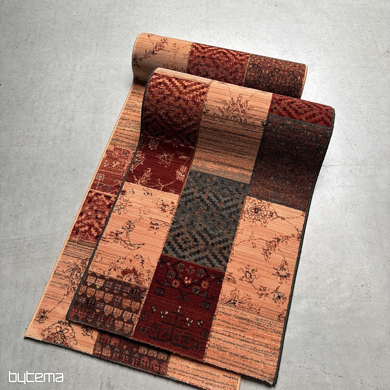 Luxurious woolen runner ROYAL PATCHWORK cream