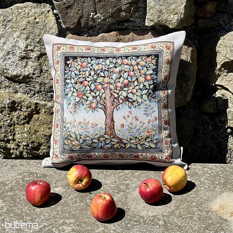 Tapestry pillowcase TREE OF KNOWLEDGE