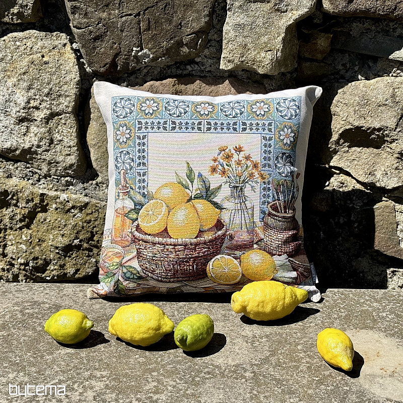Tapestry pillowcase STILL LIFE WITH LEMONS