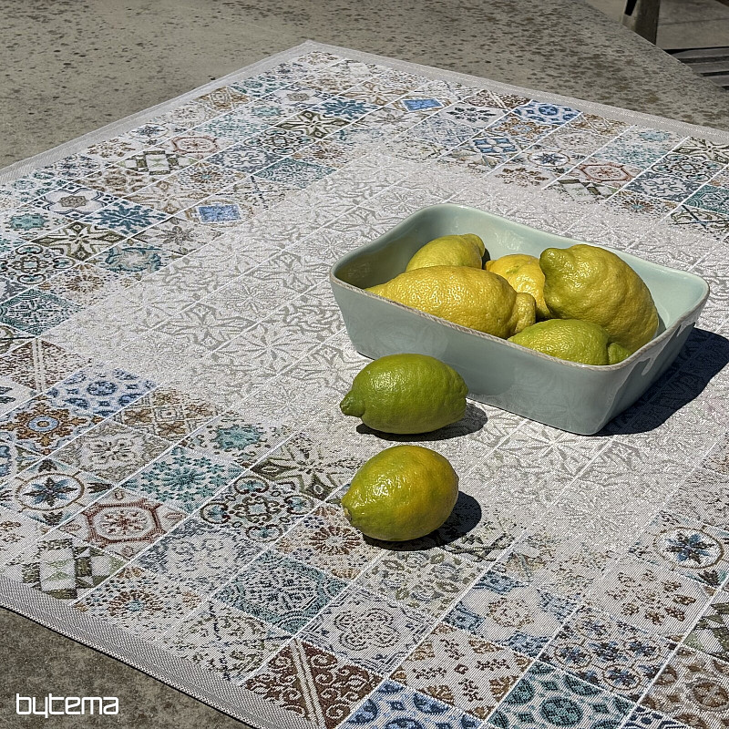 Tapestry tablecloth and scarf VINTAGE MOSAIC