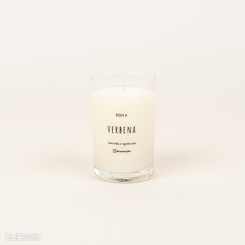 VERBENA scented soy candle